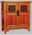 22221998: small cupboard with 2 carved doors 